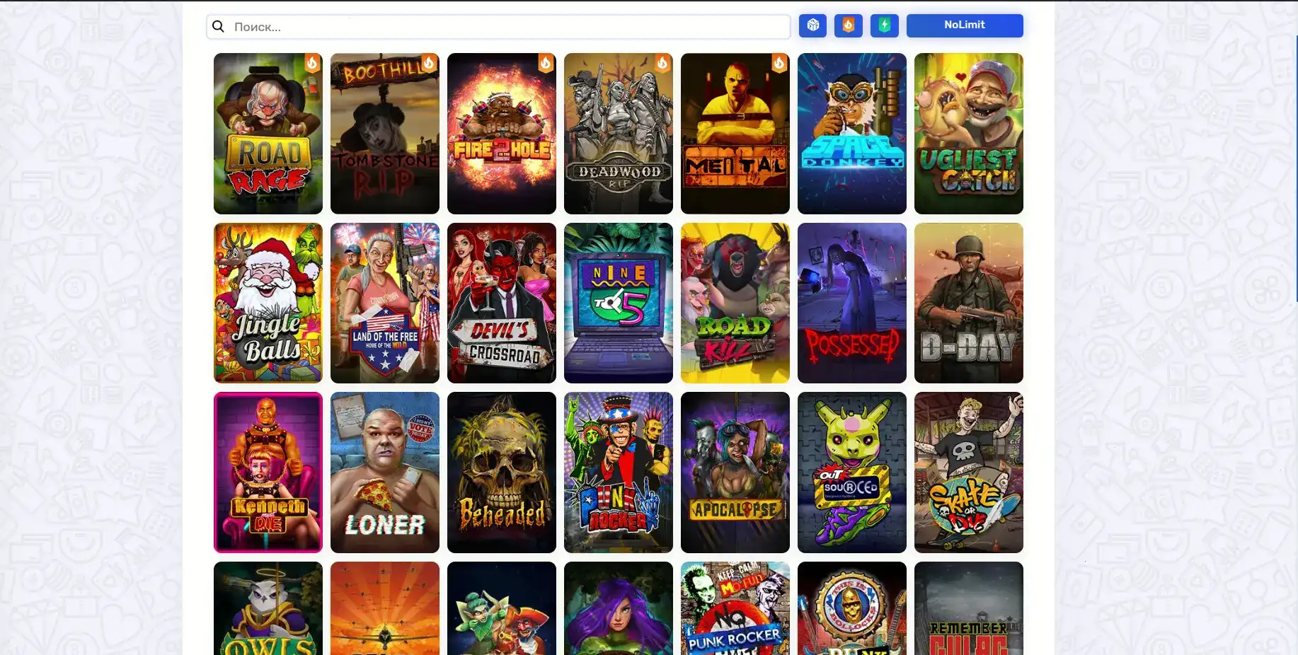 интерфейс Bollywood casino бонусы и фриспины